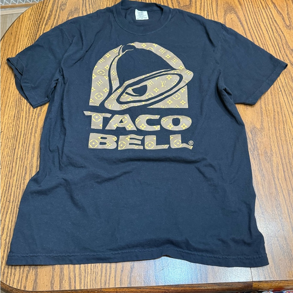 Taco Bell LV Graphic Tee Comfort Colors XL Streetwear Black - Picture 2 of 3